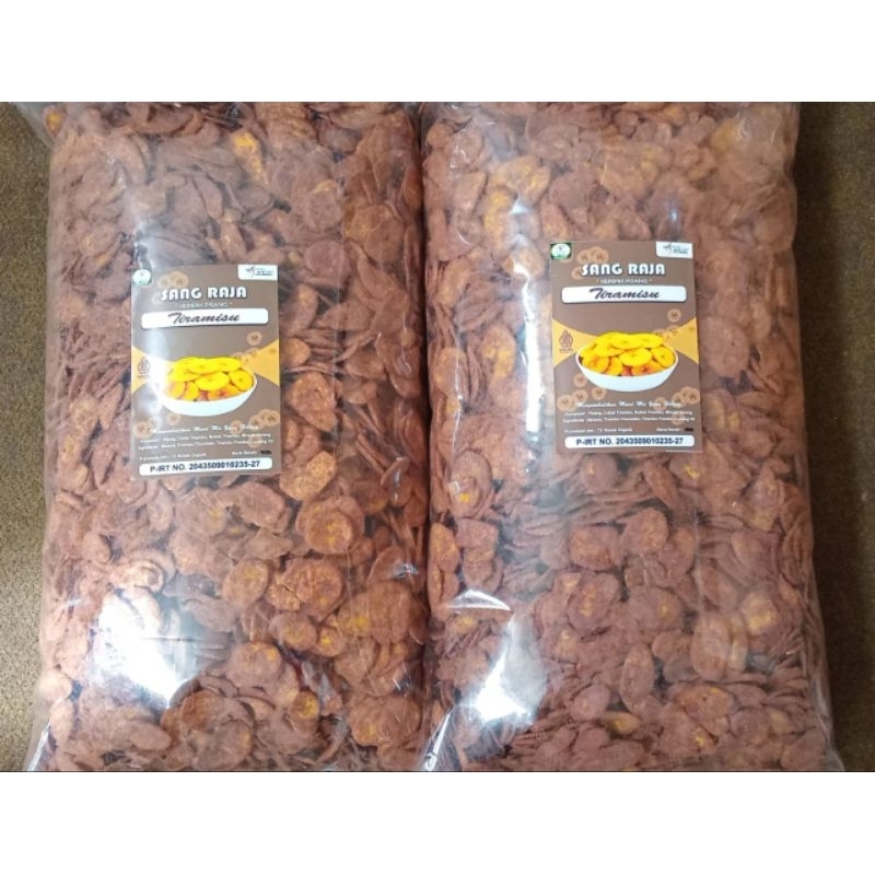 

Keripik Pisang Aneka Rasa / Kripik Pisang Murah Rasa Tiramisu "SANG RAJA" 250 gr - 1 kg