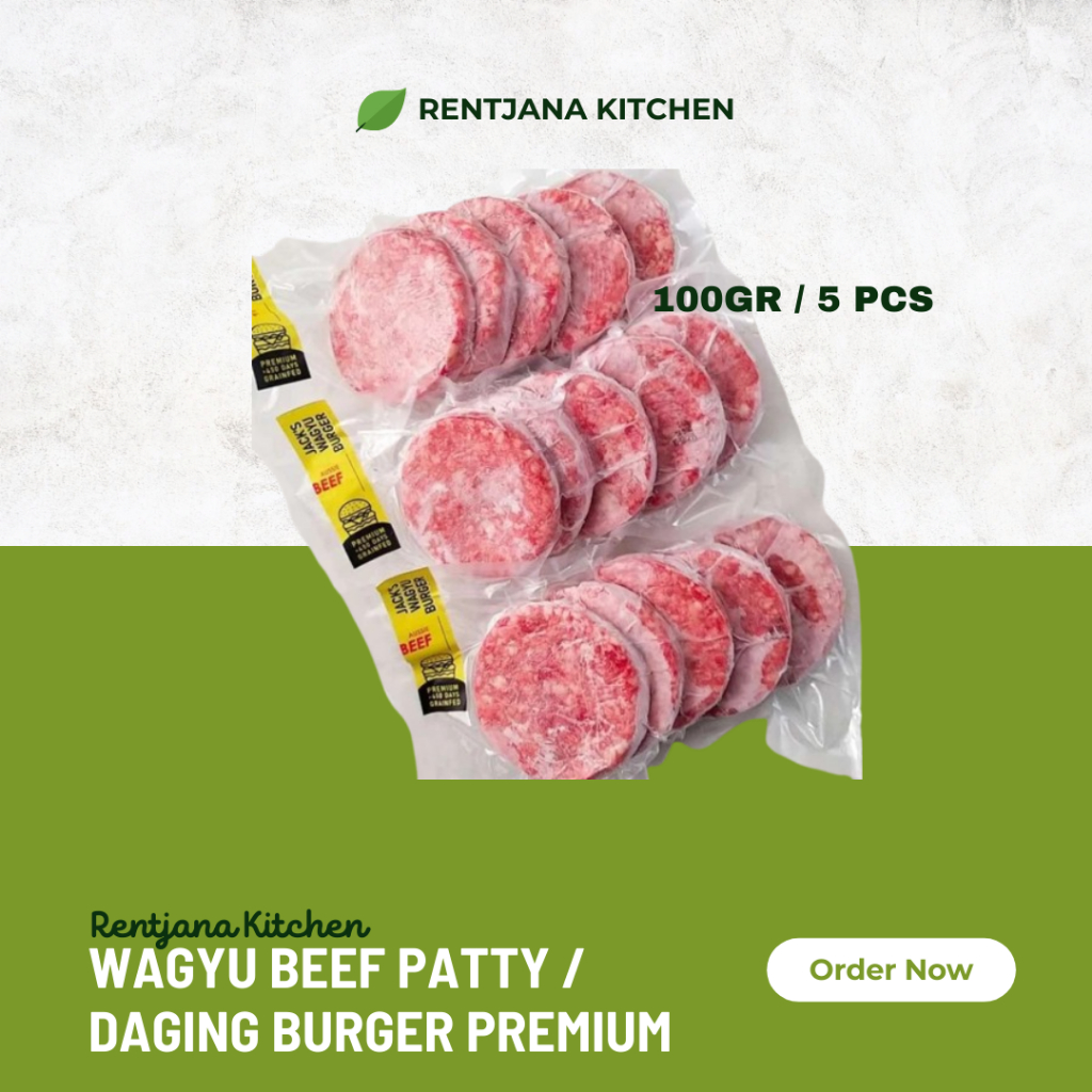

Wagyu Beef Patty / Daging Burger Premium