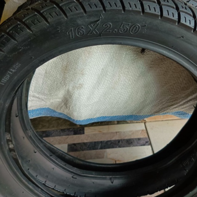 ban sepeda listrik & BMX ukuran 16 x 2.50