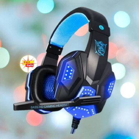 LED Headset Game Earphone Headphone Gaming Over Ear Headset Game Full Bass Original Earphone Gaming 