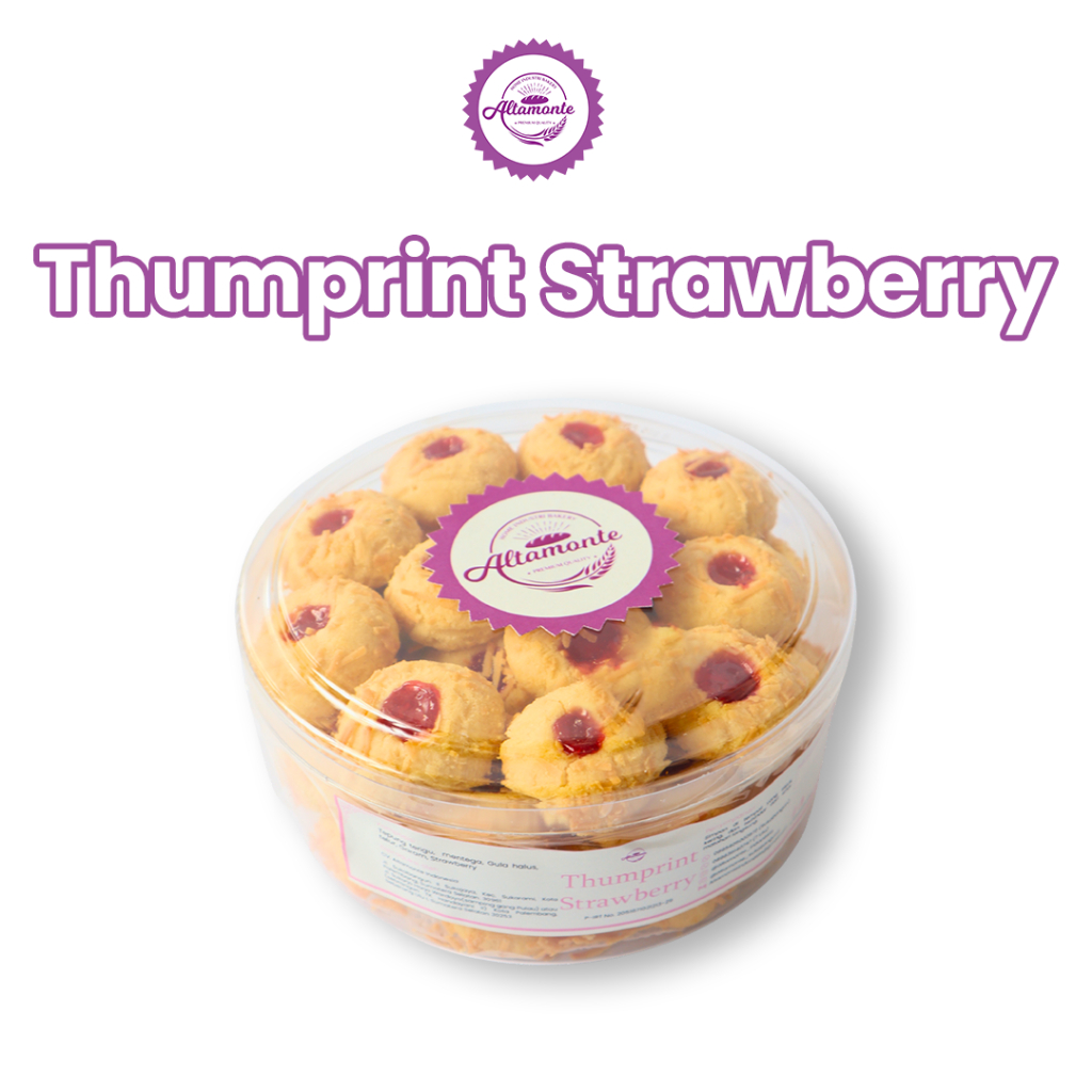 

Altamonte - Kue Kering Premium Thumprint Strawberry dan Nutella