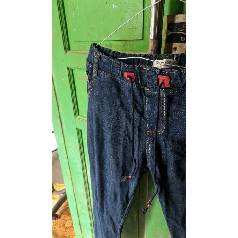 PL Celana Jogger Jeans Wanita Pria Dewasa