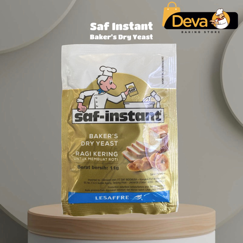 

Saf-Instant Bakers Dry Yeast - Saf Instan Ragi Kering 11gr