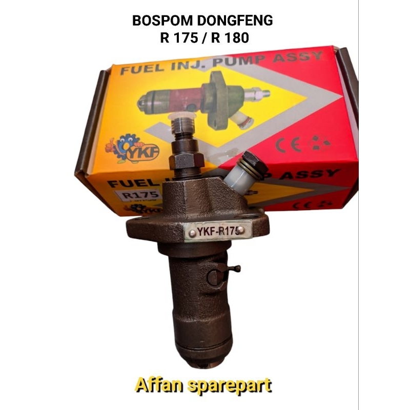 FUEL INJECT PUMP DONGFENG R 175 / R 180 BOSPOM DONGFENG R 175 / R 180 MESIN ( 7 PK / 8 PK ) ASLI YKP