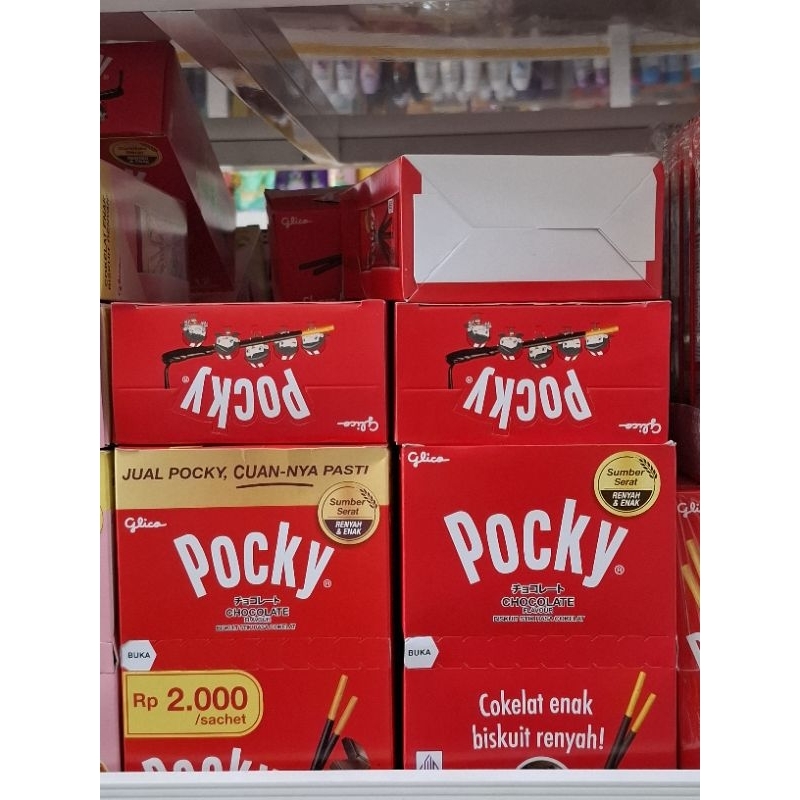 

Glico Pocky Biskuit 12gr/2000 1 Box Isi 12 Sachet