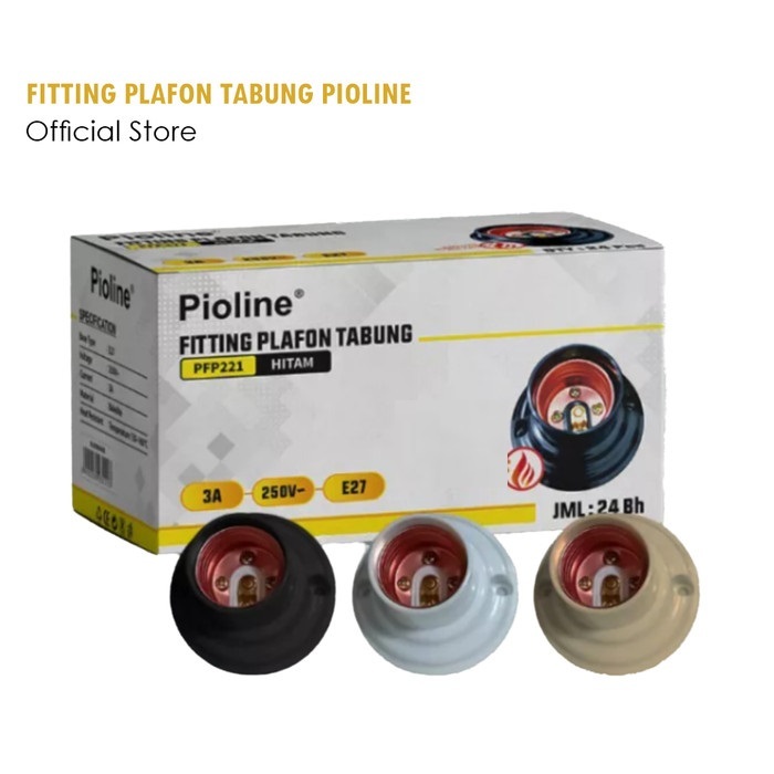 Fitting Lampu PIOLINE / Fitting Plafon Tabung PIOLINE PFP221