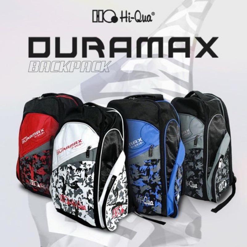 HIQUA Tas Backpack Badminton Duramax Hi Qua Tas Punggung Raket Badminton