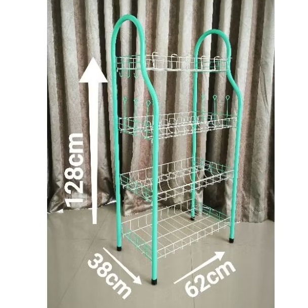 Rak piring besi besar jumbo susun 4/rak piring kawat besar