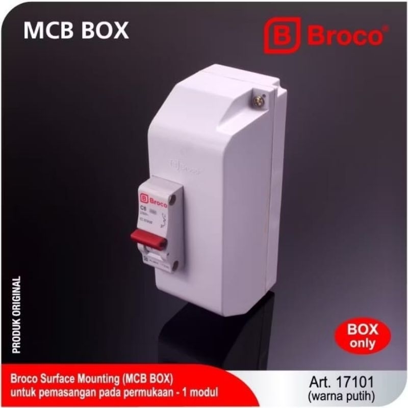 BOX MCB BROCO 1-2 GROUP OUTBOW 17101 BOX MCB BROCO MURAH