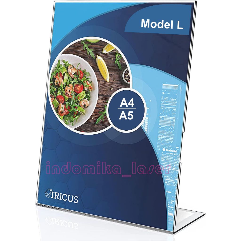 

Tent Card, Tent Holder Tempat Menu A4