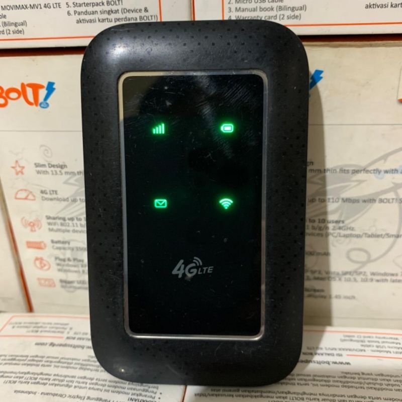 Modem Wifi 4G LTE WD681 Mifi Unlock Alloprator 4G LTE B1'B3'B8 Sudah Bypass Battrei