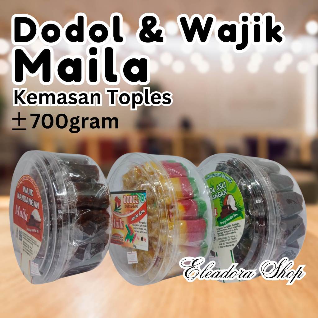 

Dodol Kandangan Merk Maila - Kemasan Toples - Khas Kalimantan Selatan