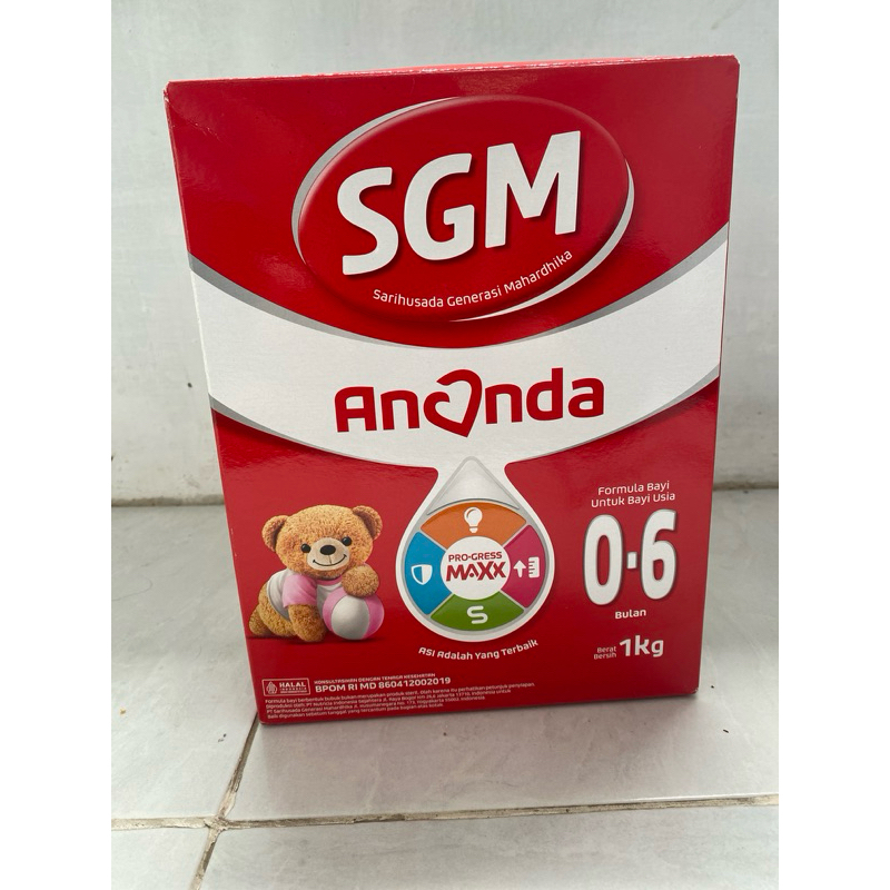 

Susu SGM Ananda 0-6 Bulan 1 Kg