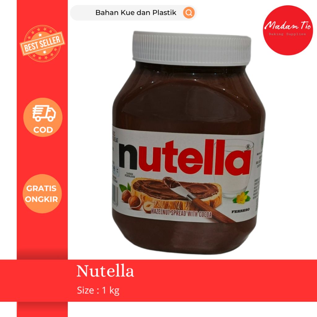 

Selai Coklat Nutella 1Kg 1pcs