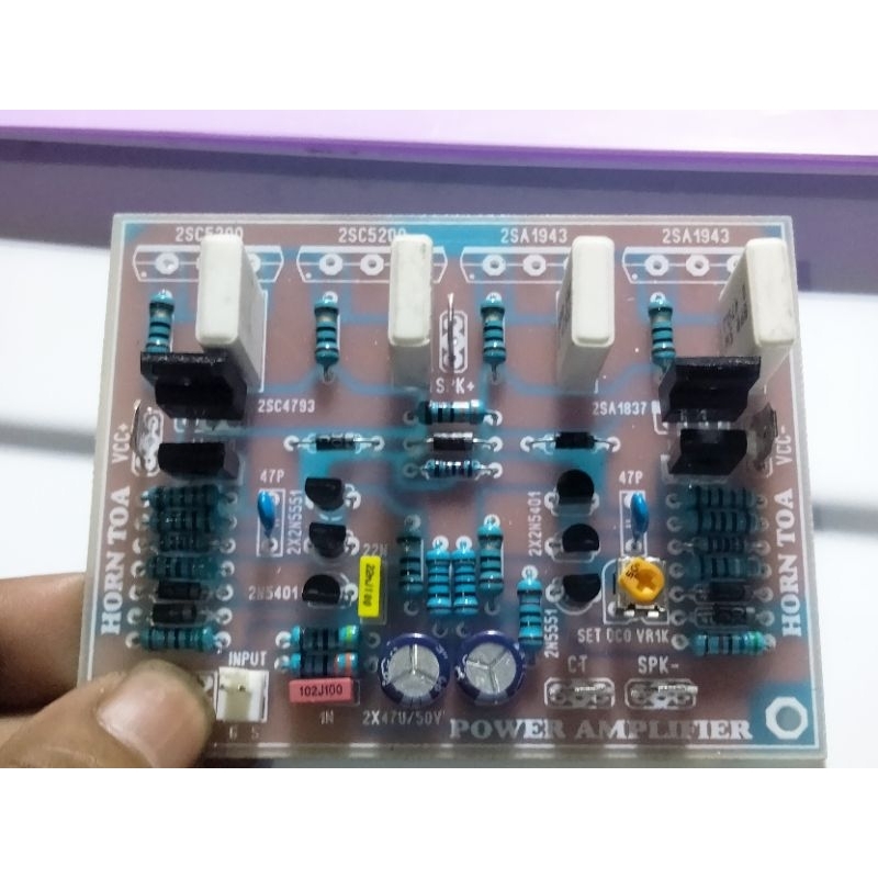 Kit driver amplifier Horn TOA