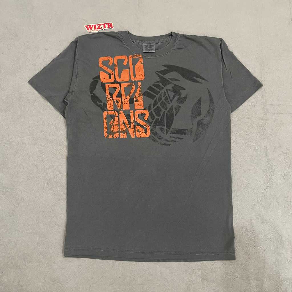 T Shirt Band Official SCORPIONS - HUMANITY WORLD TOUR CITY INFO SHAWINIGAN Original