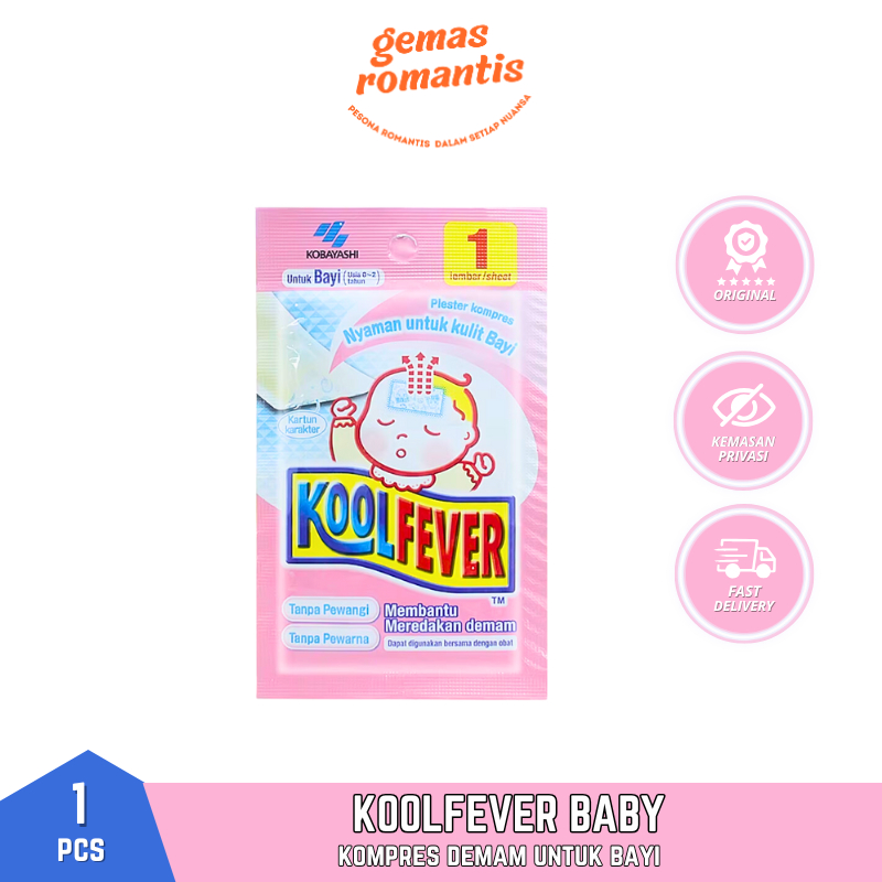 Koolfever Baby - Plester Kompres Demam Bayi Penurun Panas