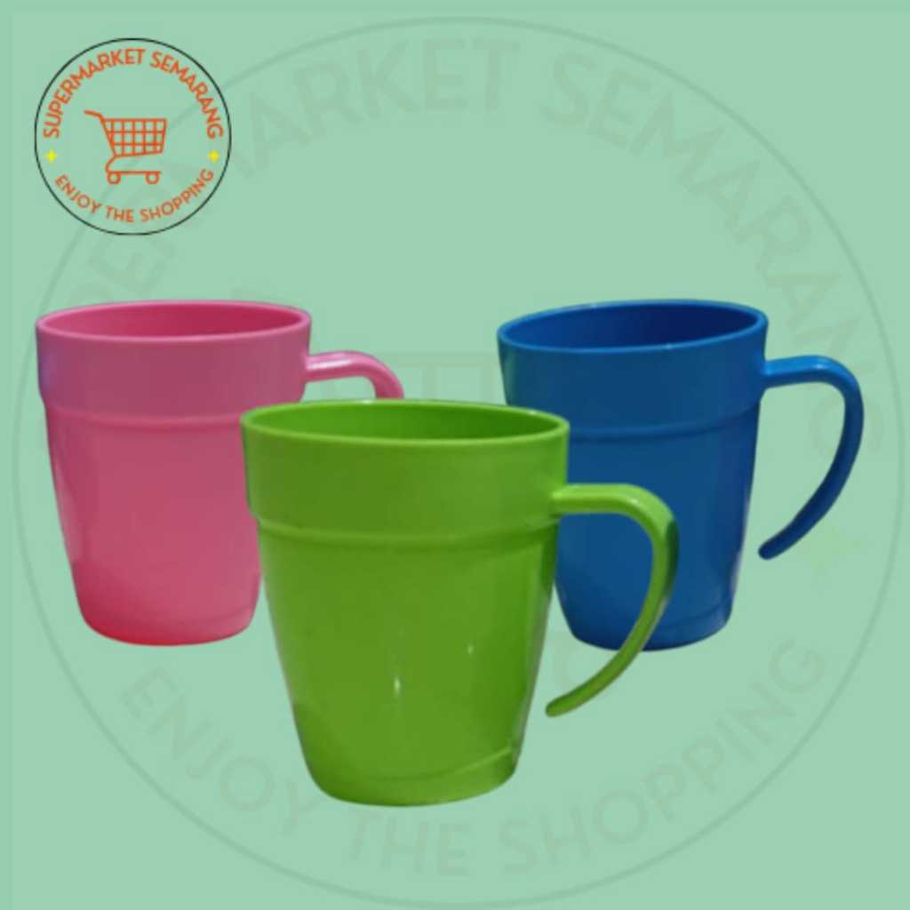 (Vanilla) Cangkir Plastik / Gelas Plastik Kecil
