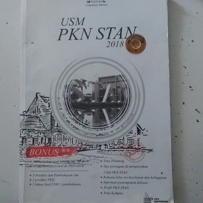 

Buku Bekas USM PKN STAN 2018