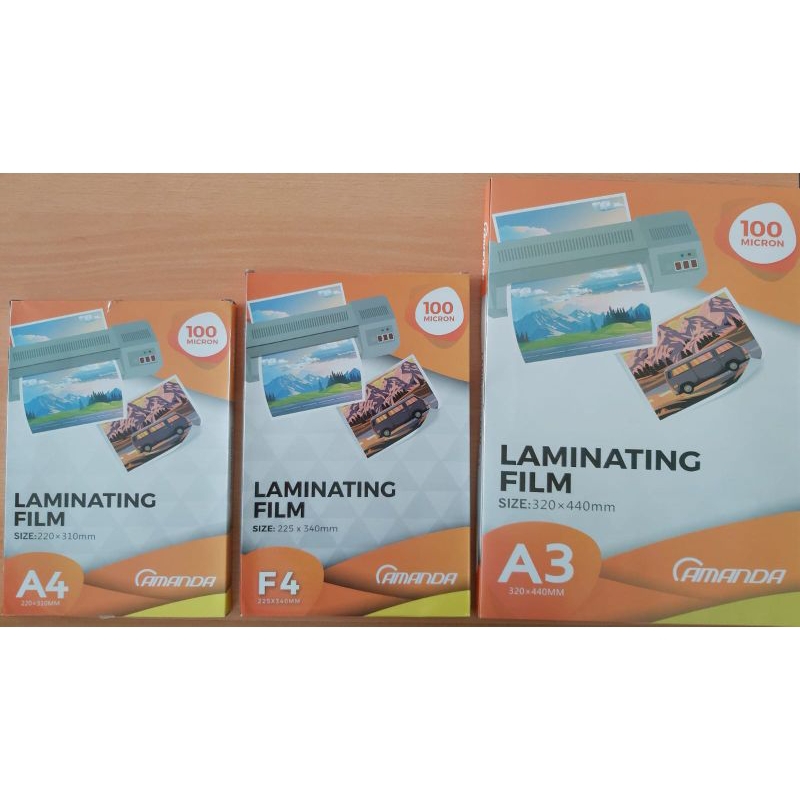 

Plastik Laminating A4 / Laminating Film F4 Amanda