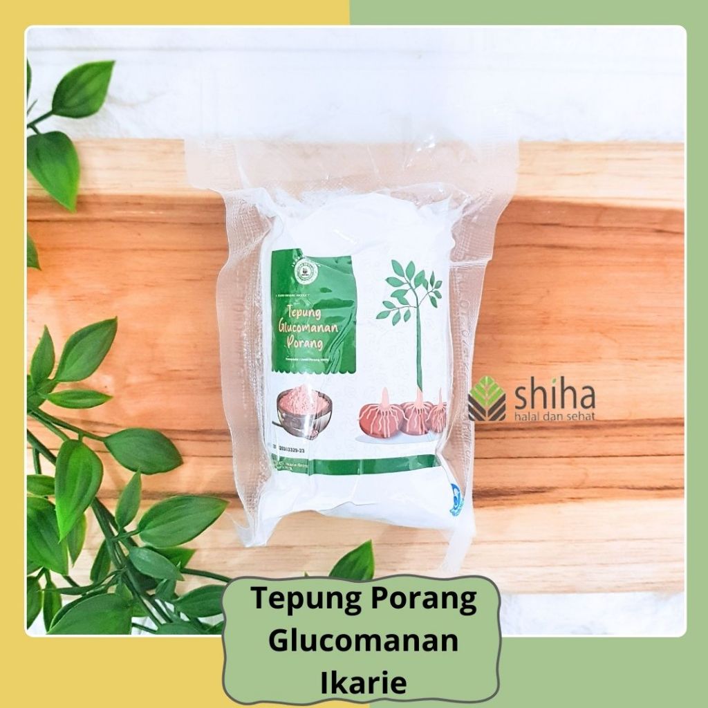 

SHIHA - Tepung Glucomanan Porang 100gr Ikarie Organic