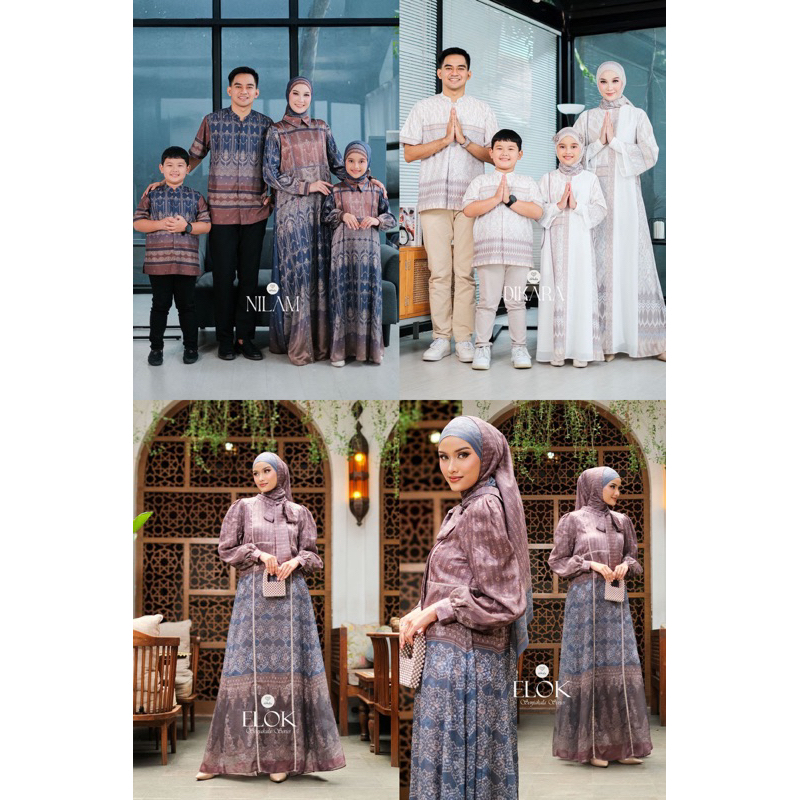 SENJAKALA SERIES  ELOK NILAM SHARAYA FAMILY SET DIKARA SERIES BY SHKATA