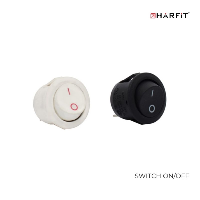 HARFIT Saklar Bulat On Off / Switch On Off Bulat