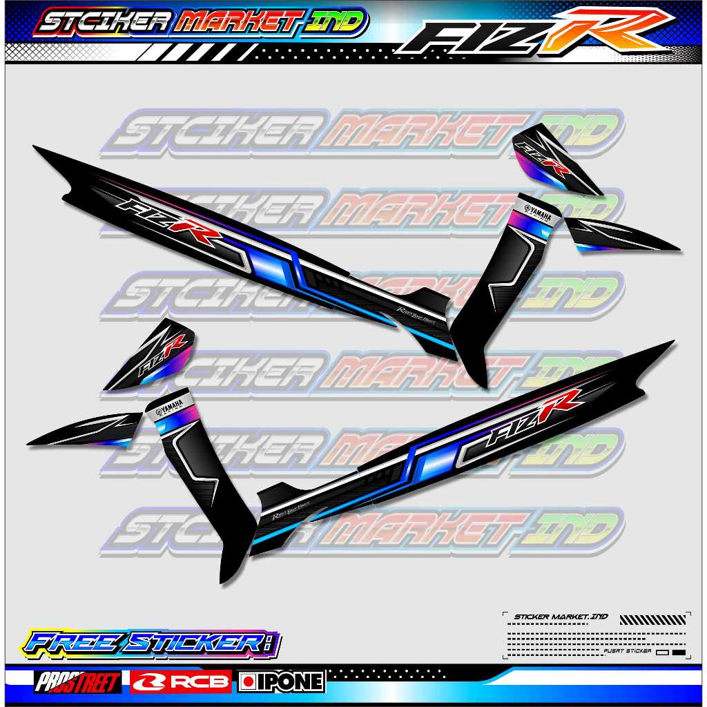 STRIPING VARIASI YAMAHA FIZ R / STICKER LIST VARIASI MOTOR FIZ RSTRIPING VARIASI YAMAHA FIZ R / STIC