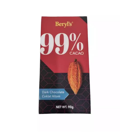 

Beryls 99% Cacao Dark Chocolate Bar