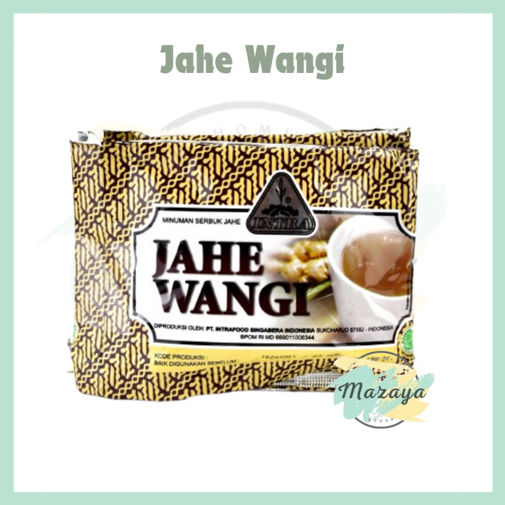 

INTRA JAHE WANGI MINUMAN BUBUK 1 RENCENG ISI 10 PCS X 20 GR - MAZAYA HOMESTORE