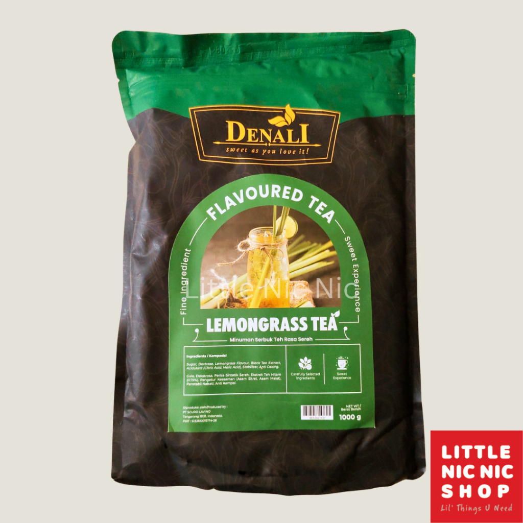 

Denali Lemon grass Tea Powder 1 kg Bubuk minuman teh sereh serai