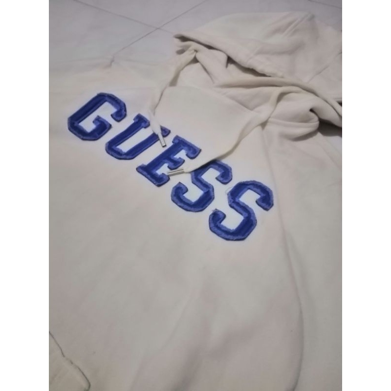 HODIE GUESS WARNA PUTIH, ORIGINAL 100%