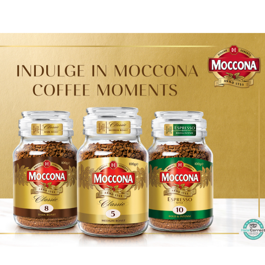 

Moccona Classic Medium Roast Espresso Style Classic Dark Roast Freeze Dried Coffee 200g