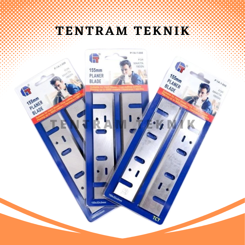 Pisau Planer TCT 1805 GT / Planer Blade TCT Pisau Pasah TCT 1805 N GT 15cm / TCT Planer Blade GT 180