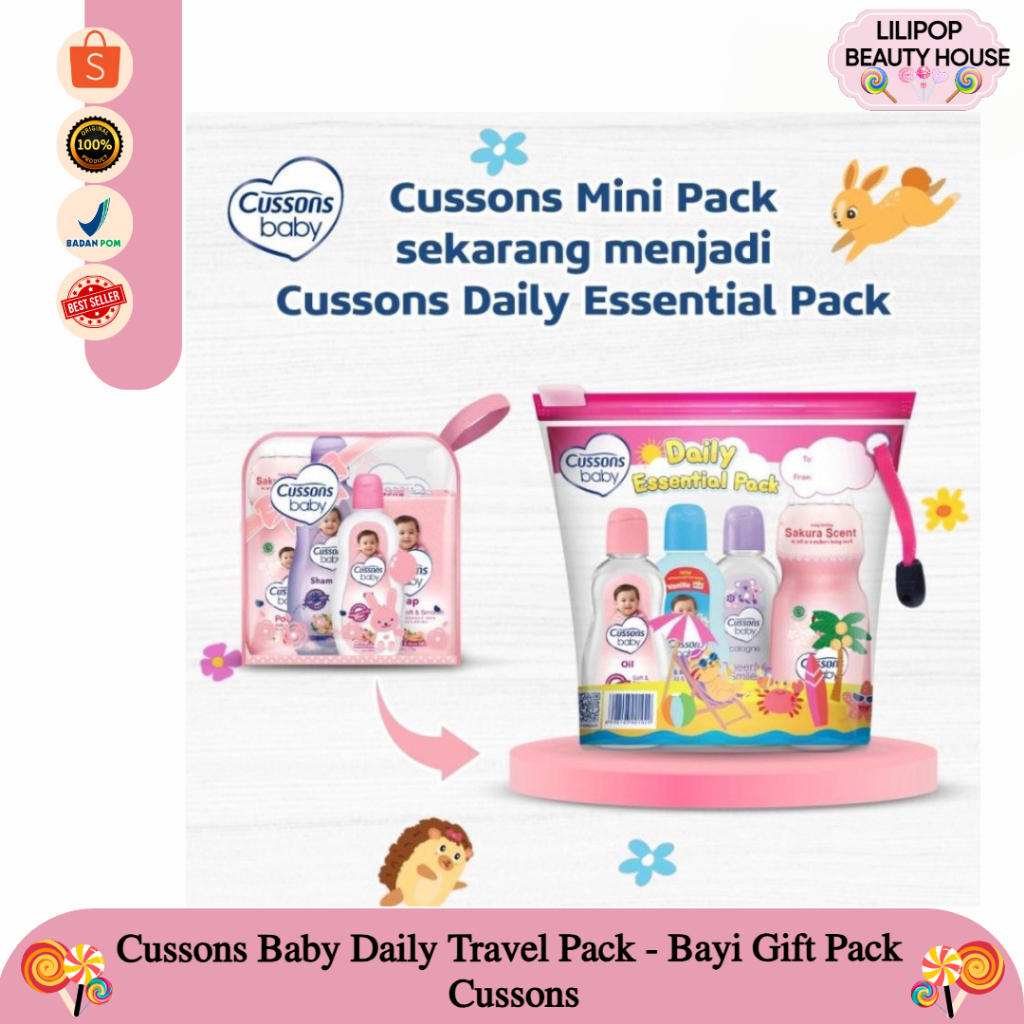 Cussons Baby Daily Travel Pack - Bayi Gift Pack Cussons
