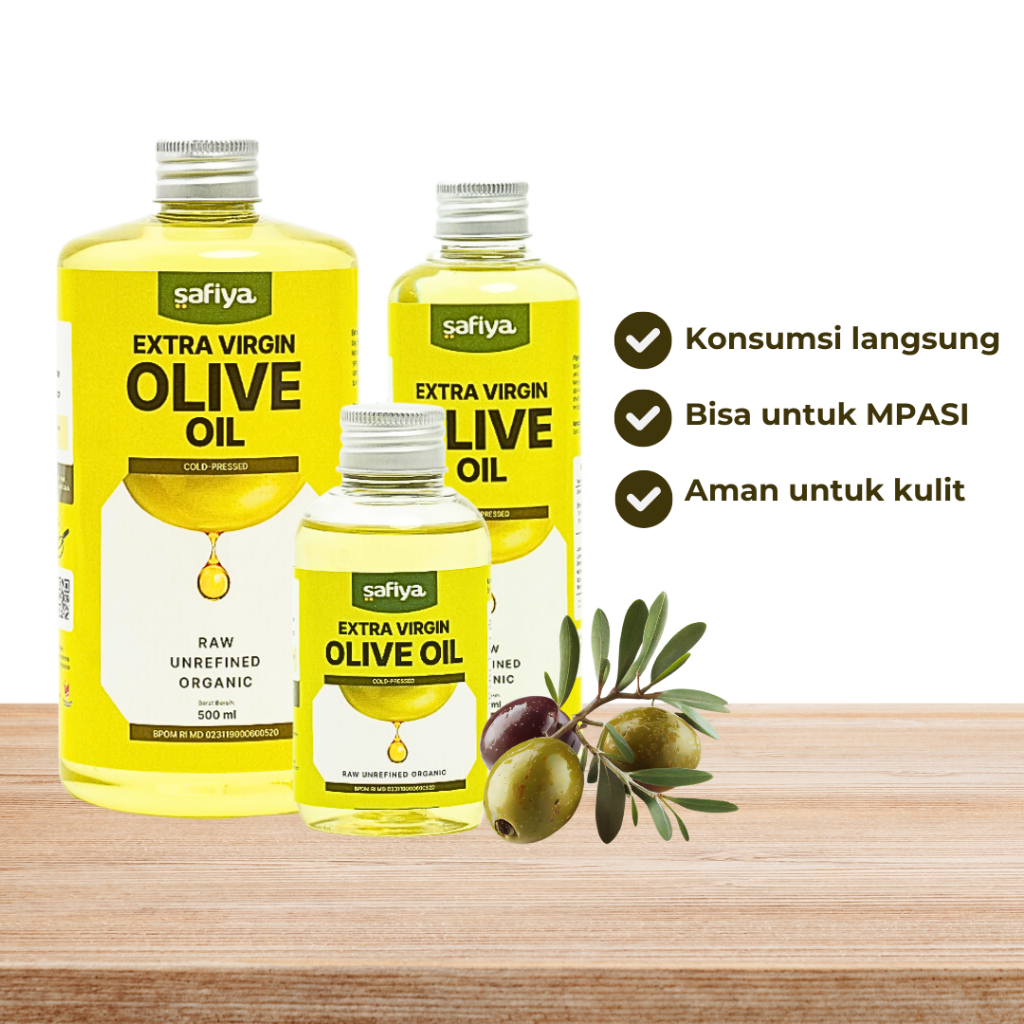 

RB Minyak Zaitun 500 ml Safiya Extra Virgin Olive Oil - Minyak Zaitun Asli EVOO