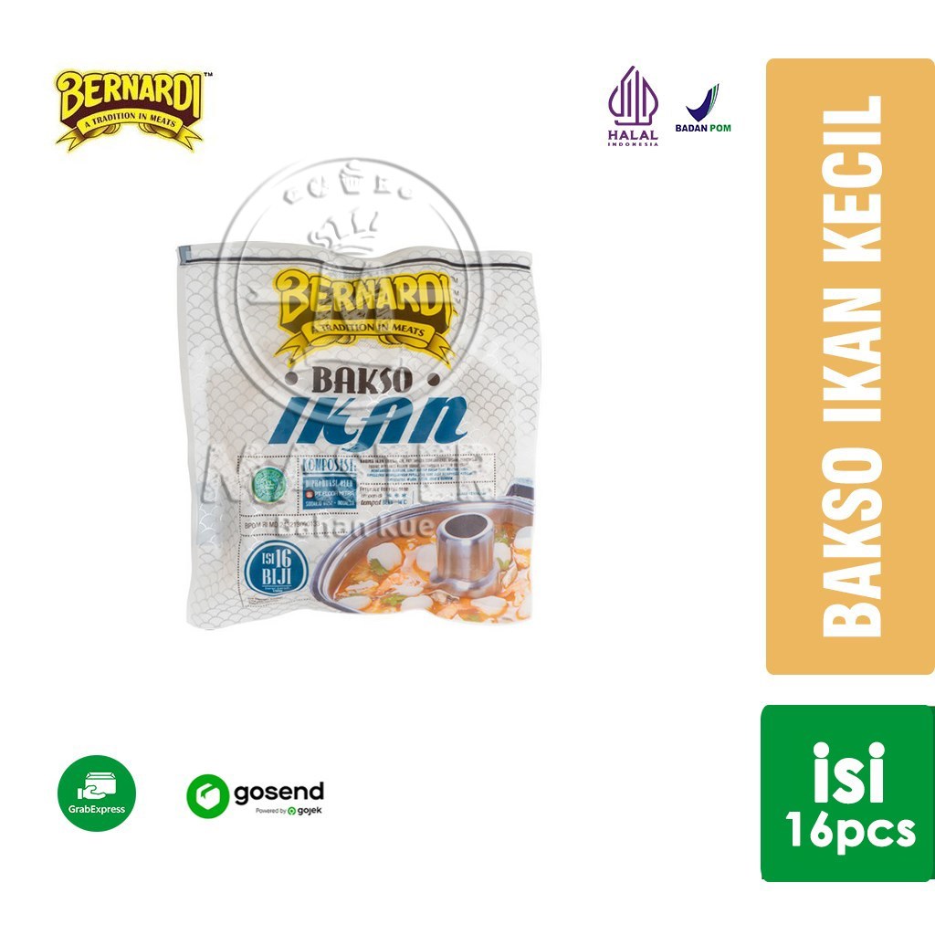 

Bernardi Bakso Ikan Kecil isi 16pcs [1 pack] KHUSUS INSTANT