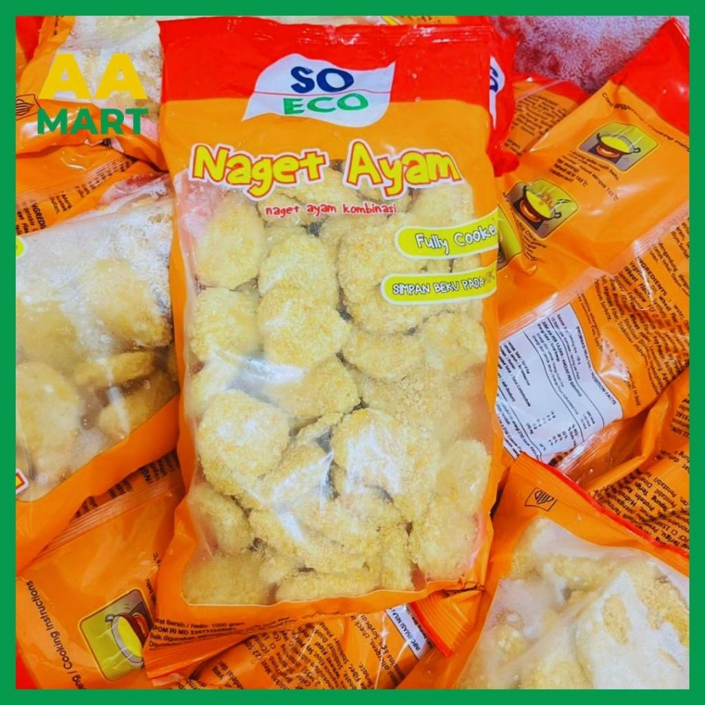 

SO ECO Chicken Nugget Nuget Ayam 500G / 1000G 1KG