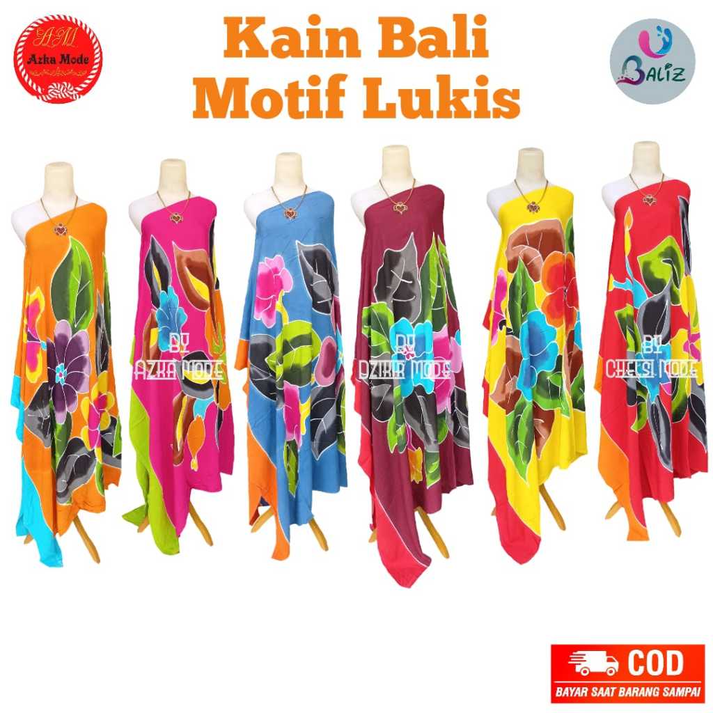 kain pantai lukis jumbo 200 cm - kain pantai bali - kain bali - sarung bali - sarung pantai premium 