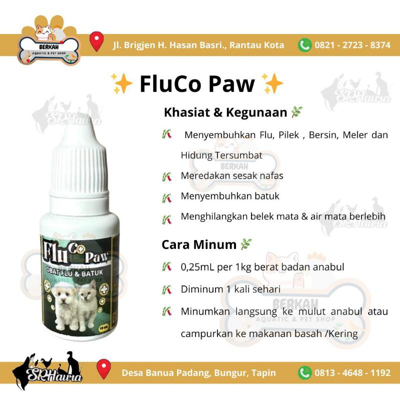 obat flu & batuk kucing/anabol