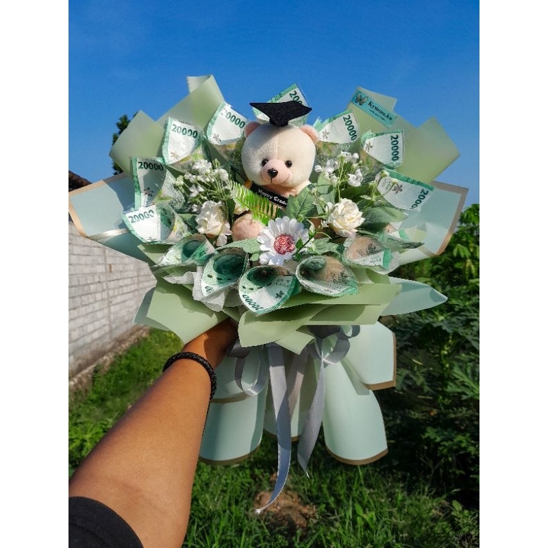 buket boneka wisuda (hanya jasa saja)