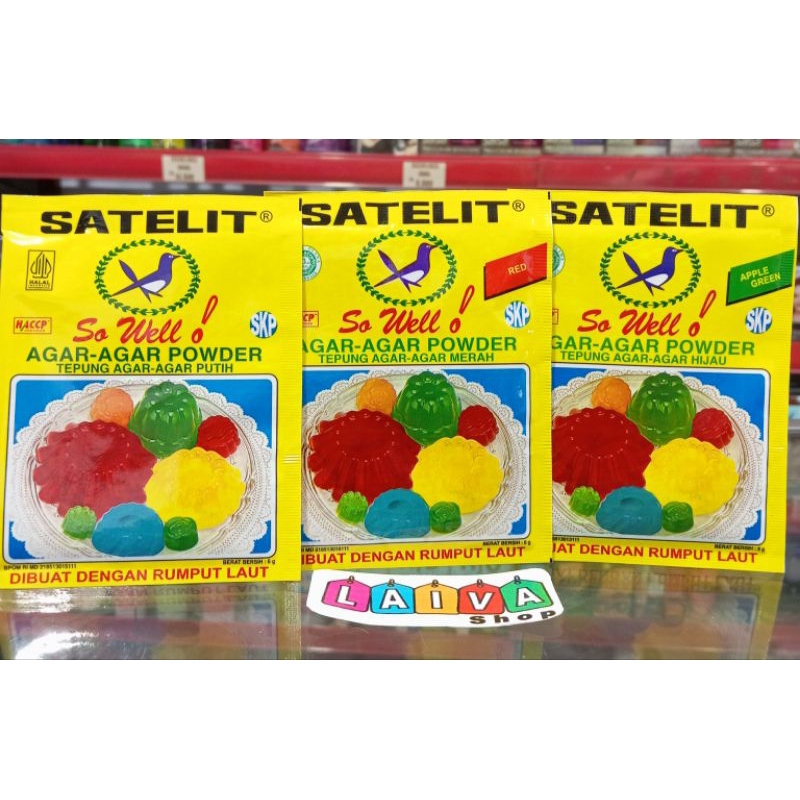

SATELIT AGAR AGAR POWDER 6g