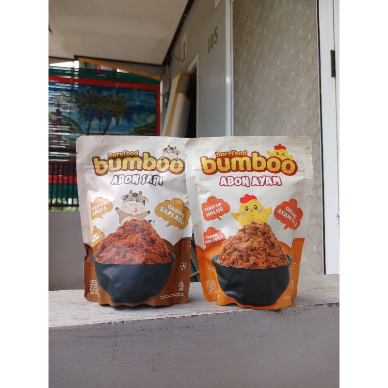

Barefood Bumboo Abon Sapi Ayam Tanpa Bahan Pengawet Tanpa MSG MPASI Anak & Dewasa