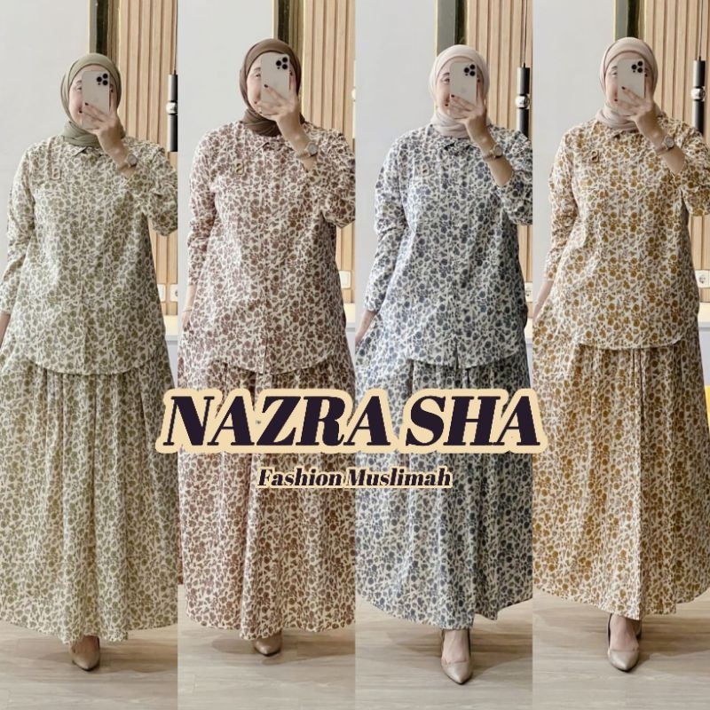 (s) GAGIL YAZIENKA ONE SET  Baju Atasan Setelan Rok Wanita Muslimah Yazienka SerRok Premium Gagil by