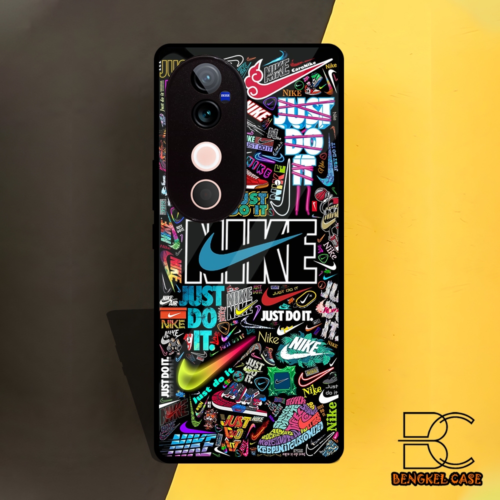 (BS11) Case Kilau Vivo V40 Casing Hp Vivo Pelindung Smartphone Motif BRAND