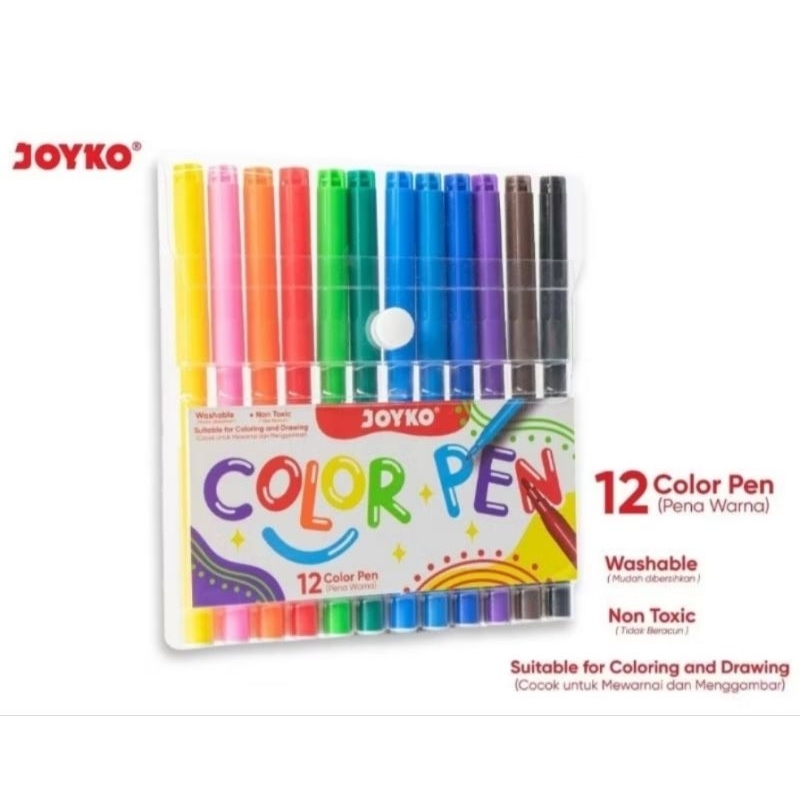 

JOYKO COLOR PEN SPIDOL JOYKO 12 WARNA