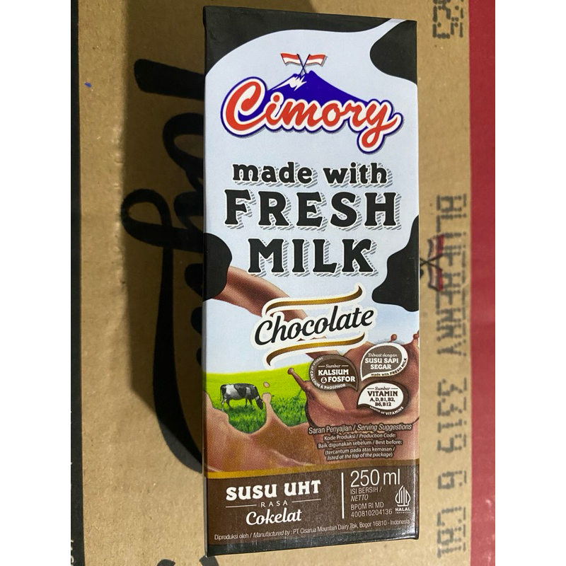 

Susu Cimory Rasa Coklat 250ml