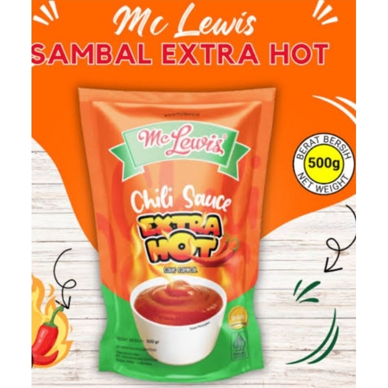 

MC Lewis Chili Sauce Extra Hot 500 gr