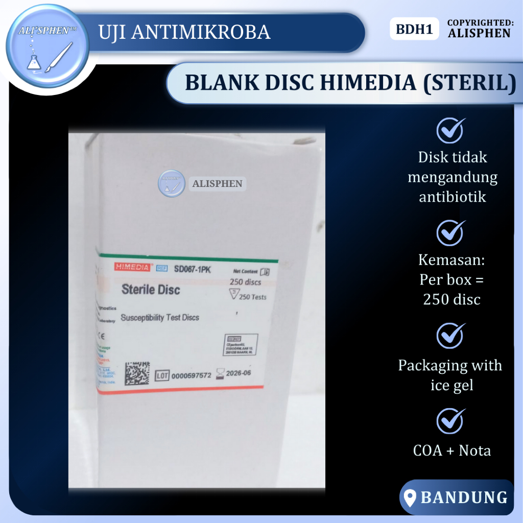 Blank Disc / Sterile Disc Antibiotik HIMEDIA