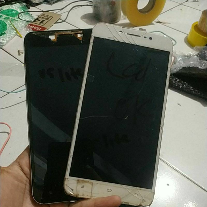 LCD OKE TOUCHSCREEN RUSAK BEKAS VIVO V5 LITE